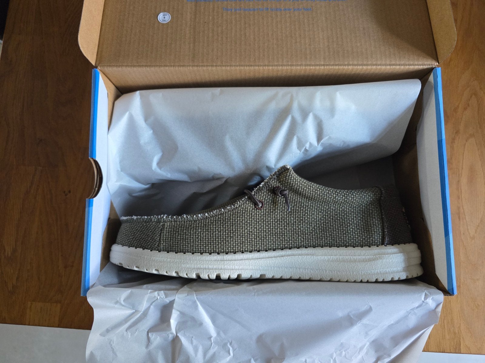Hey Dude schoenen maat 43 nieuw in doos, Loafers, Hey Dude, Bruin, Nieuw