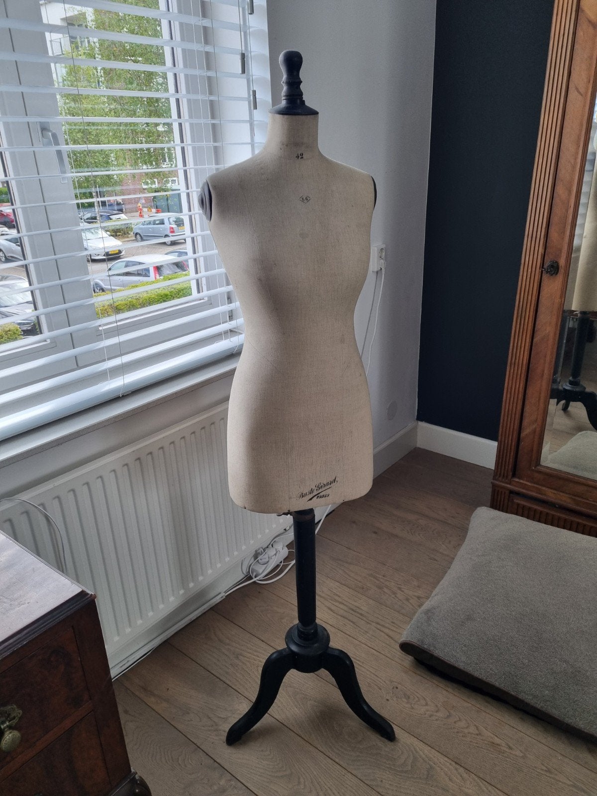 Vintage Paspop Buste Girard Parijs - Maat 42, Ophalen, Gebruikt, Paspop