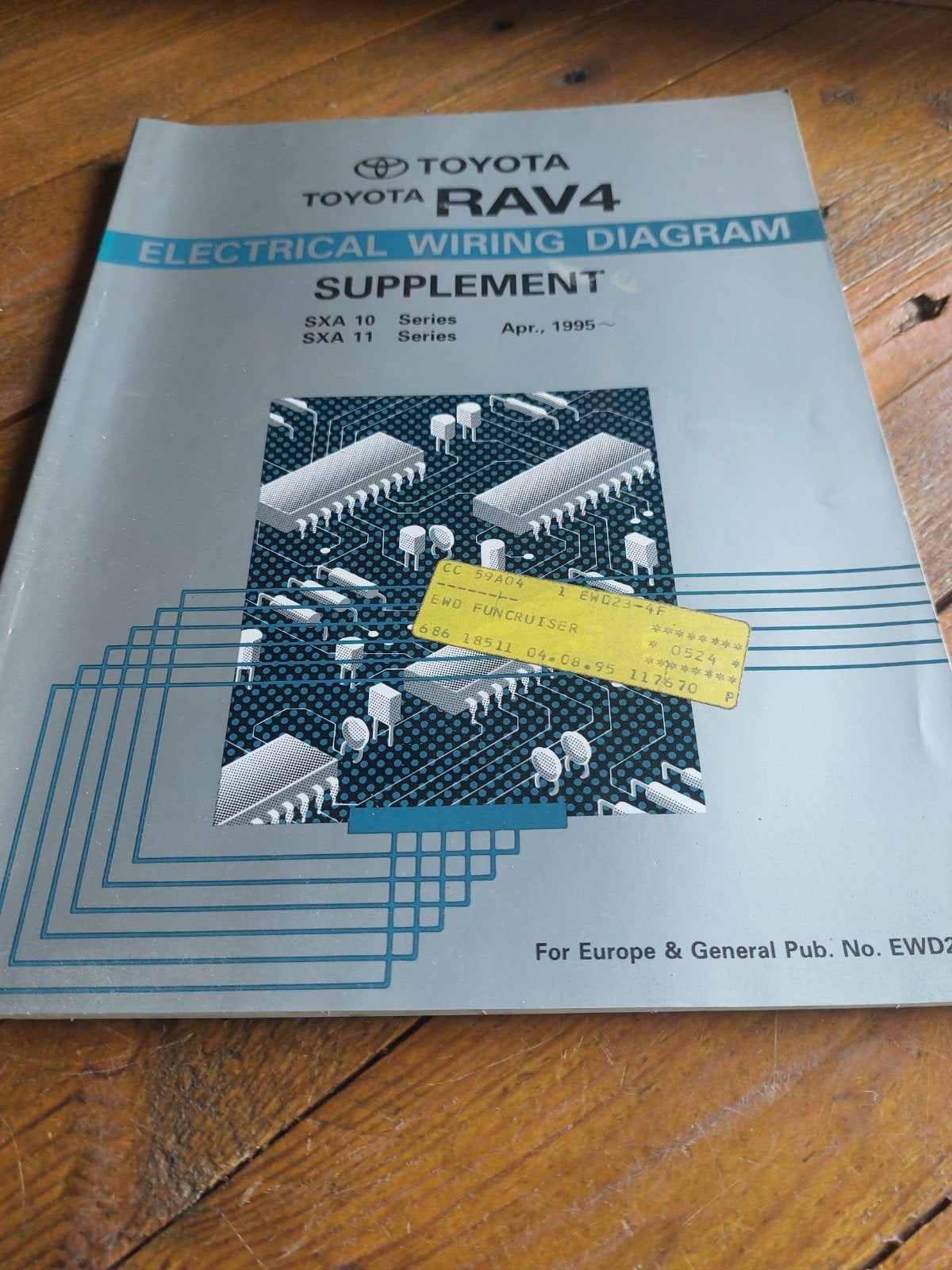 ELECTRICAL WIRING DIAGRAM TOYOTA RAV4 FUNCRUISER 1995-2000, Ophalen of Verzenden