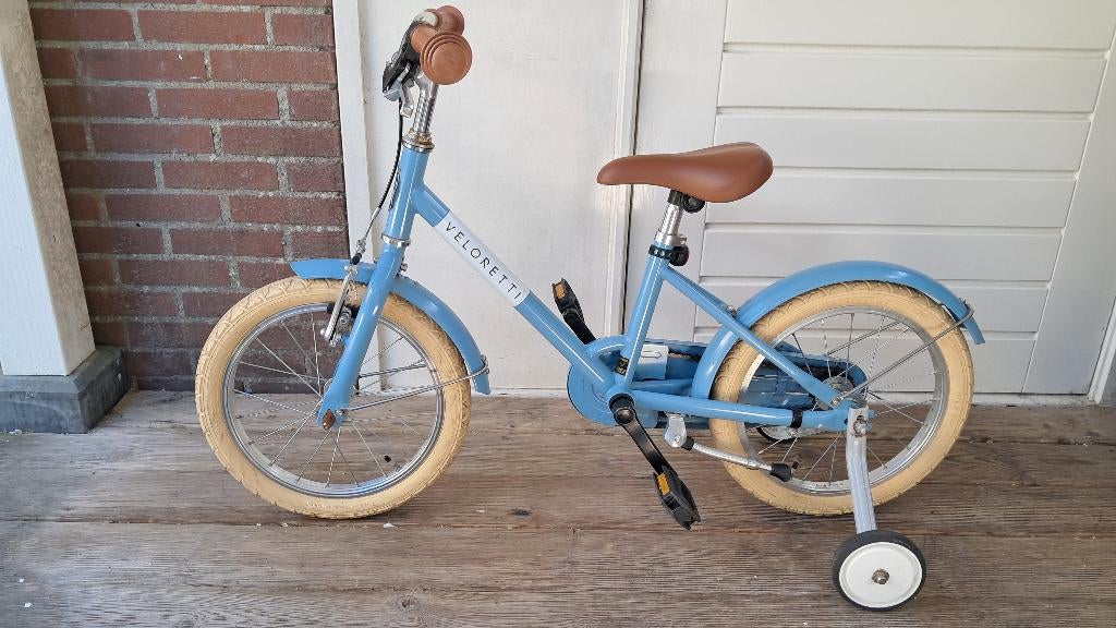 Veloretti kinderfiets 16 inch, Ophalen, Zijwieltjes, 16 tot 20 inch, Veloretti