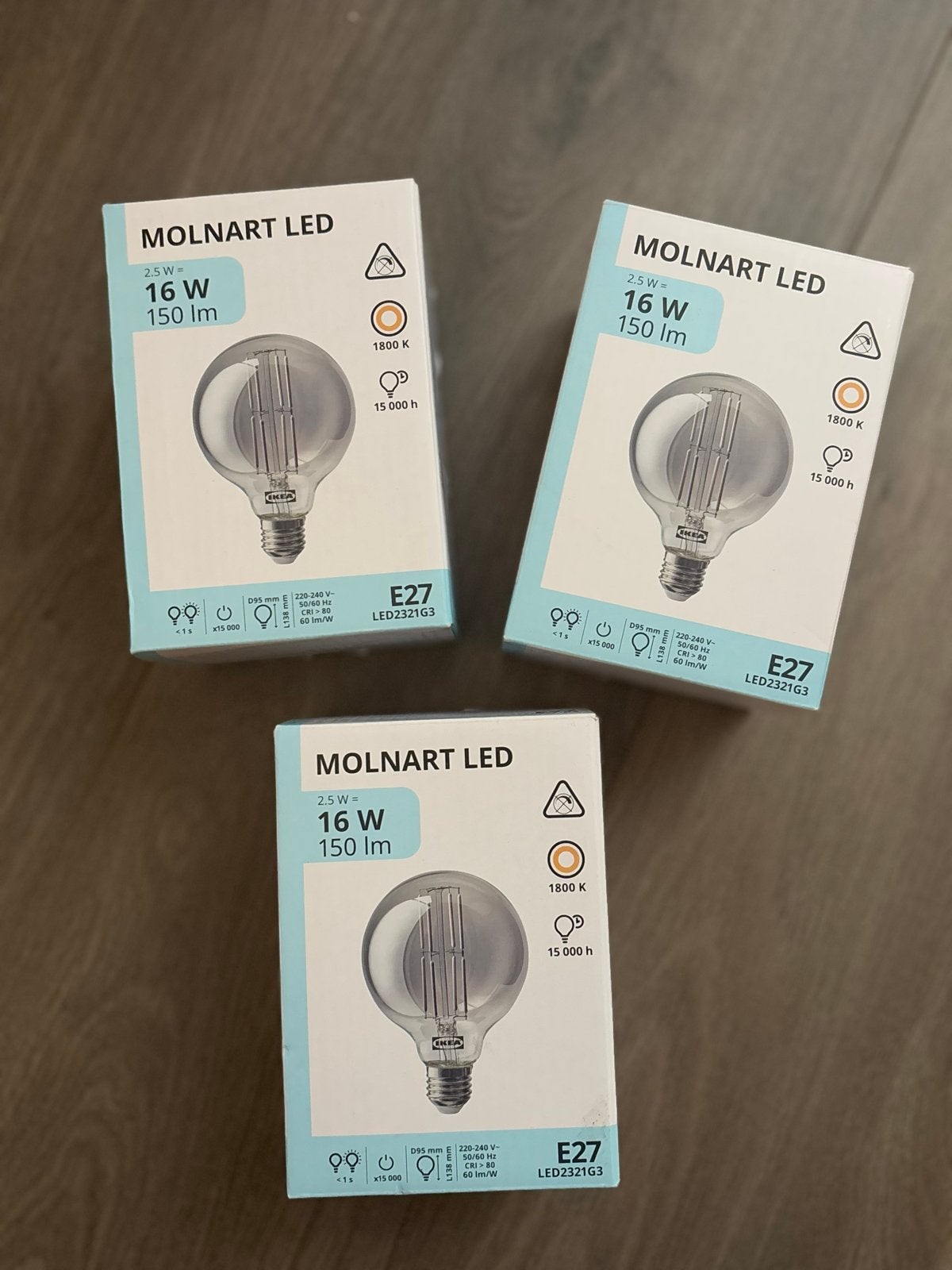 IKEA Molnart LED lampen - Nieuw en Smart!, Nieuw, IKEA, 10 tot 30 watt, Bedienbaar via app