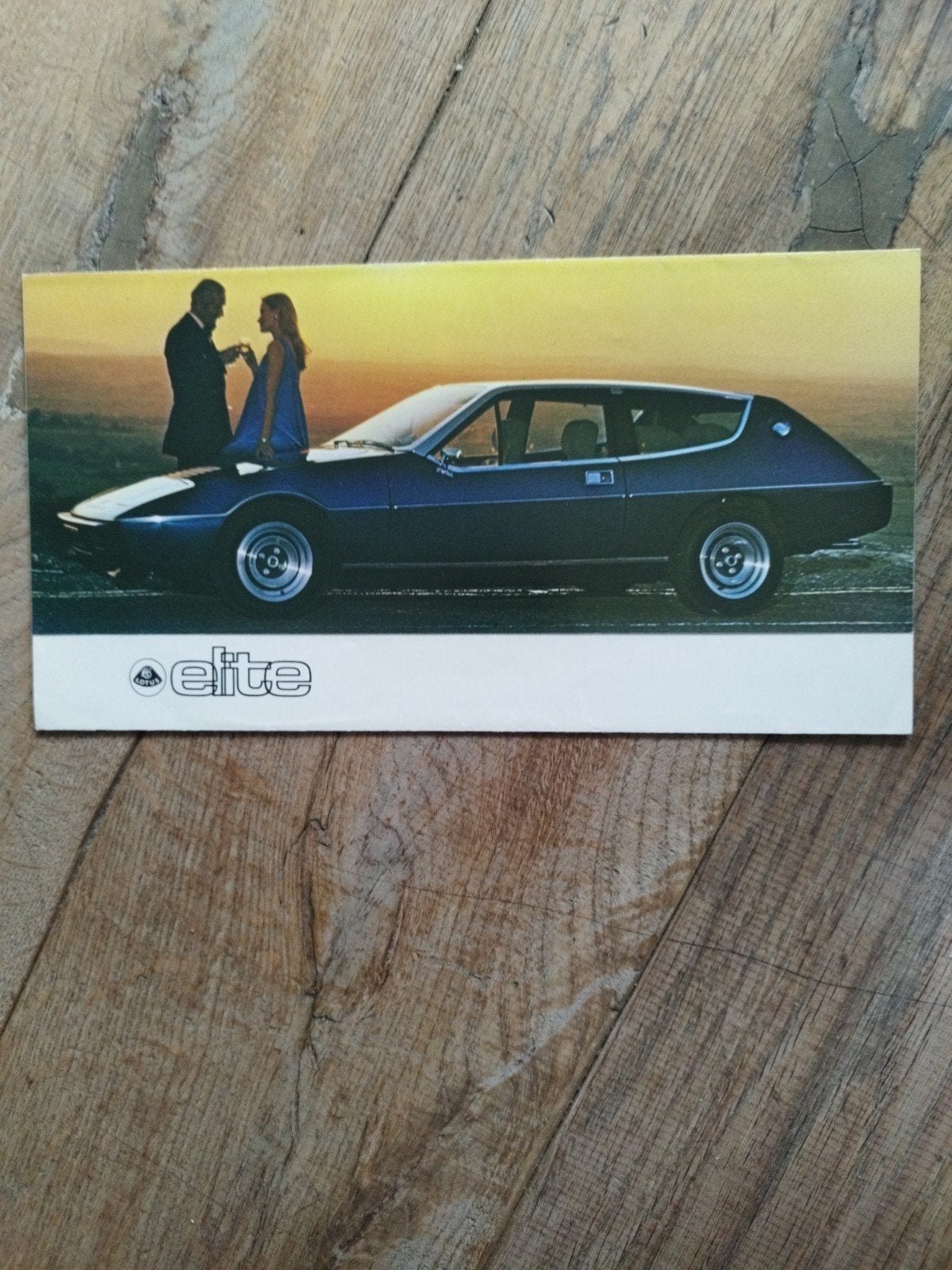 Lotus Elite Folder 1976 - Originele Autoreclame, Lotus, Ophalen of Verzenden, Zo goed als nieuw, Overige merken