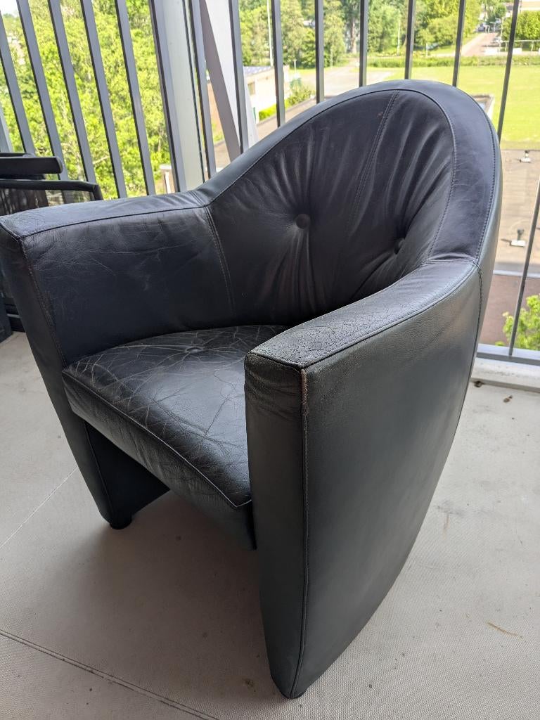 Stoel, Ophalen, Gebruikt, 50 tot 75 cm, Leer