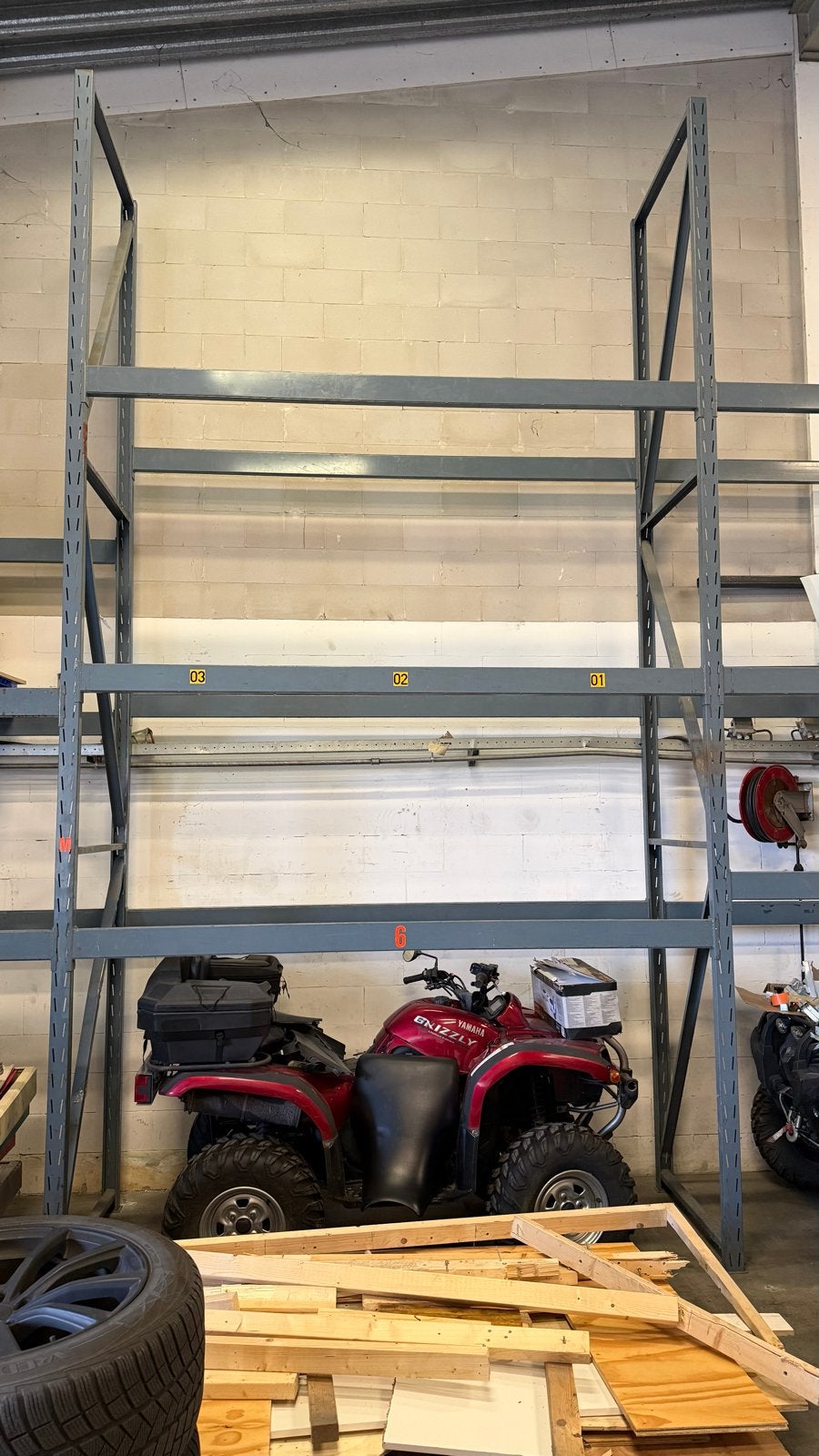 Palletstellingen grootvakstelling magazijn of werkplaats, Ophalen, Hf, Ef, Pf