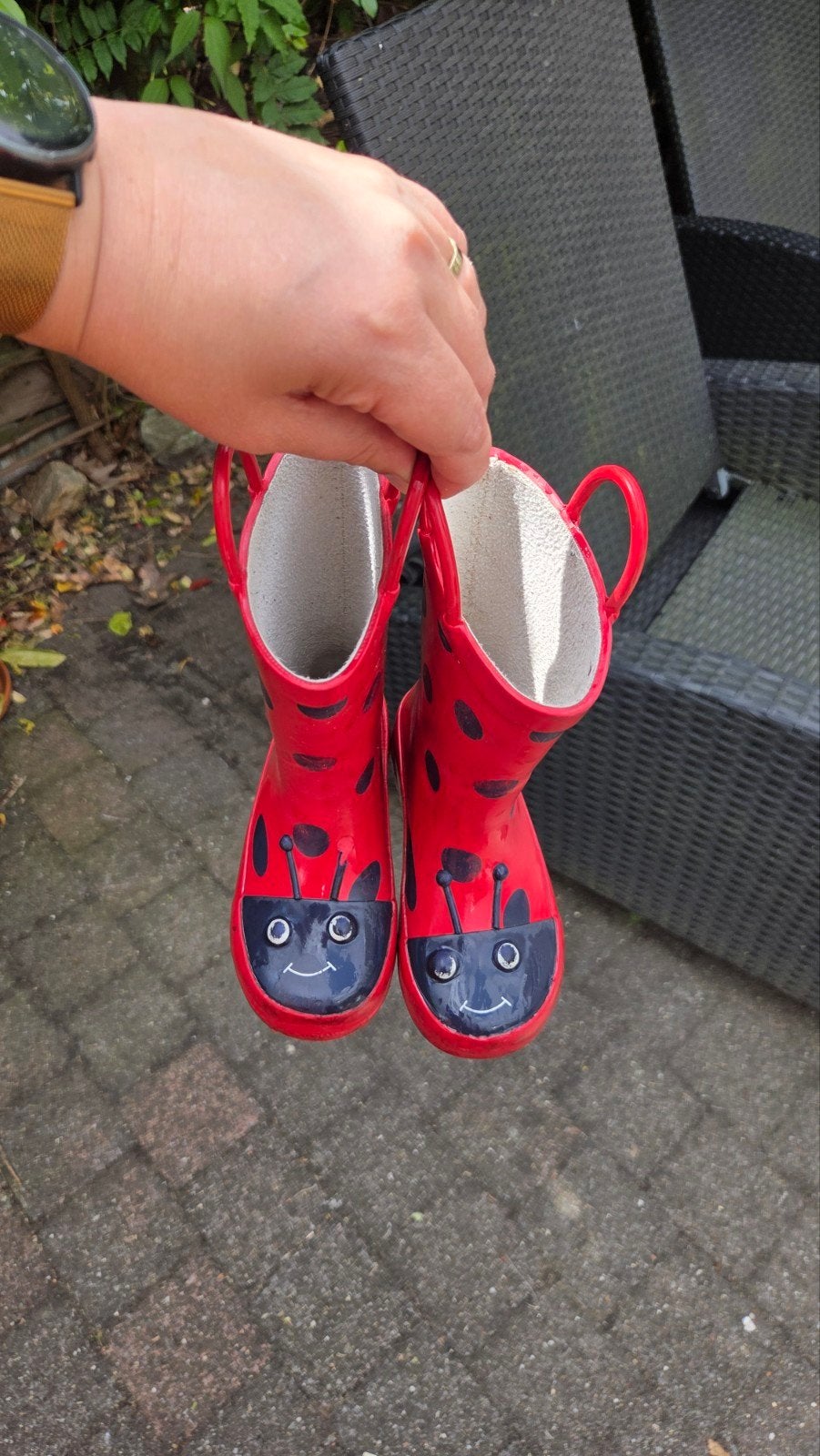 Laarsjes lieveheersbeestjes NEXT maat 24, Ophalen of Verzenden, Gebruikt, Meisje, Laarsjes