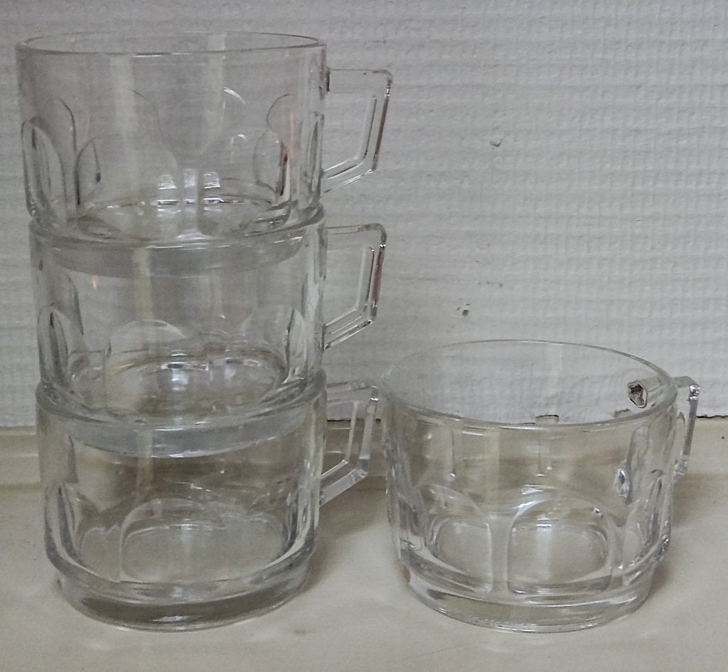 Arc France: koffiekopjes / espressokopjes, Ophalen of Verzenden, Overige stijlen, Kop(pen) en/of Schotel(s), Glas