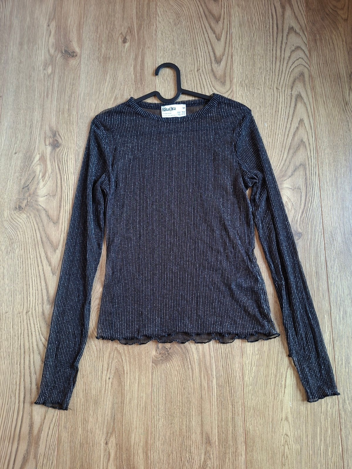 Primark Rita Ora glitter top maat M, Kleding | Dames, Maat 38/40 (M), Zwart, Ophalen of Verzenden, Lange mouw