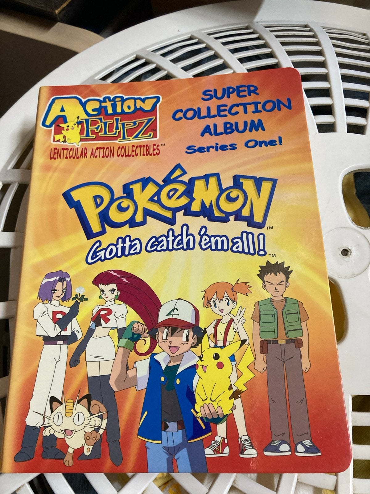 Pokémon Super Collection Album Series One met kaarten, Ophalen of Verzenden, Gebruikt, Meerdere kaarten