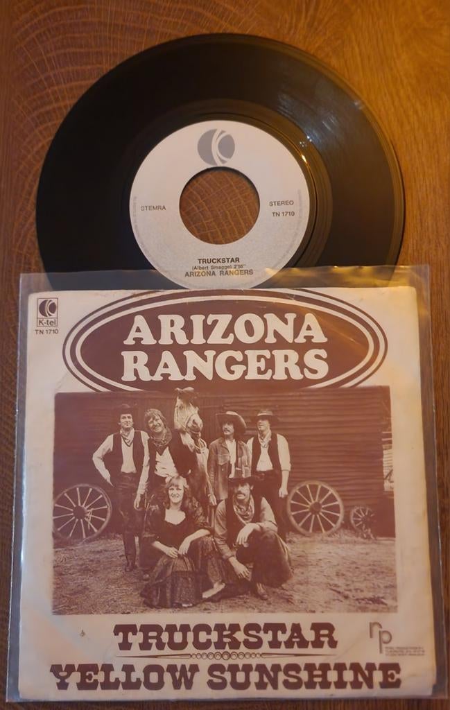 Arizona Rangers - Truckstar / Yellow Sunshine 7" Vinyl, Cd's en Dvd's, Ophalen of Verzenden, Gebruikt