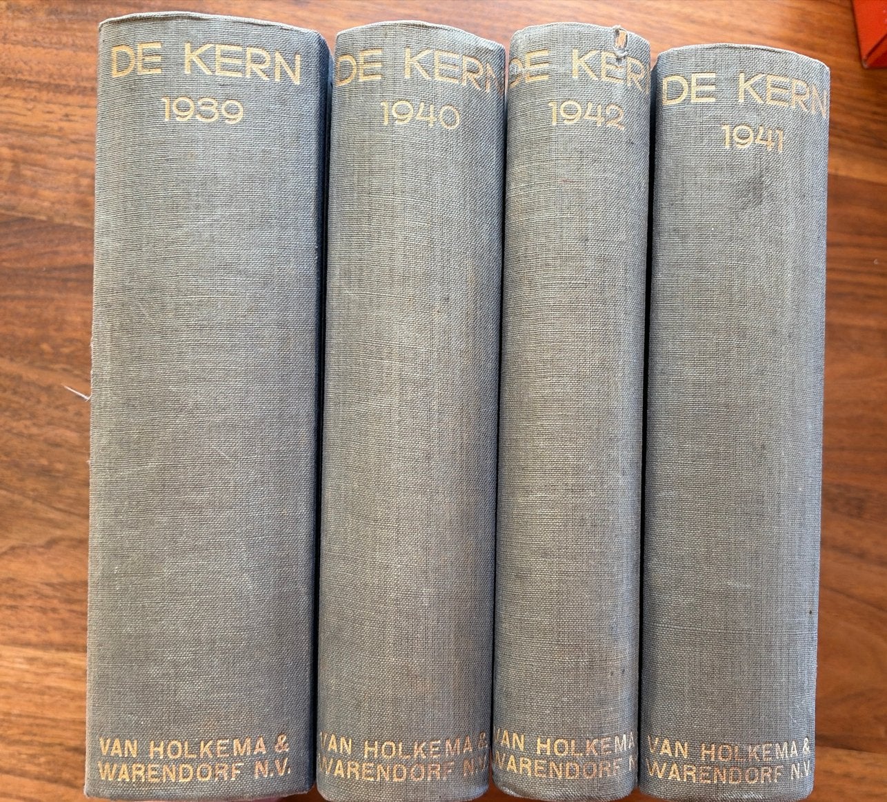 De Kern Jaargangen 1939, 1940, 1941, 1942 - Holkema & Warend, Boeken, Ophalen of Verzenden, Gelezen, Overige