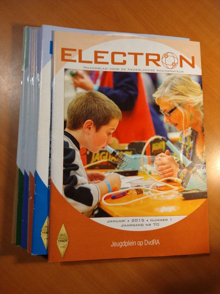 Electron. Maandblad voor de Nederlandse Radioamateur. 2015, Ophalen of Verzenden, Zo goed als nieuw