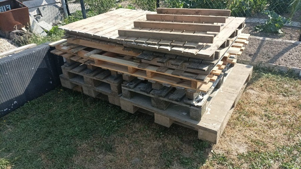 Pallets, Ophalen, Gebruikt, Minder dan 25 mm, Pallet