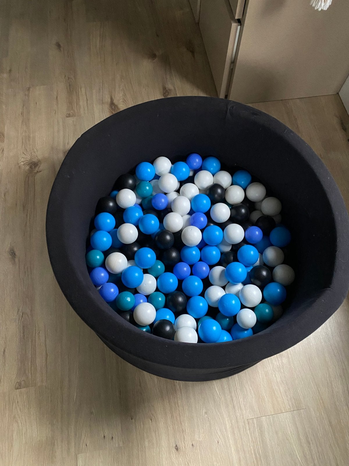 Ballenbak met ballen (zwart, blauw, wit), Ophalen, Gebruikt, Overige typen
