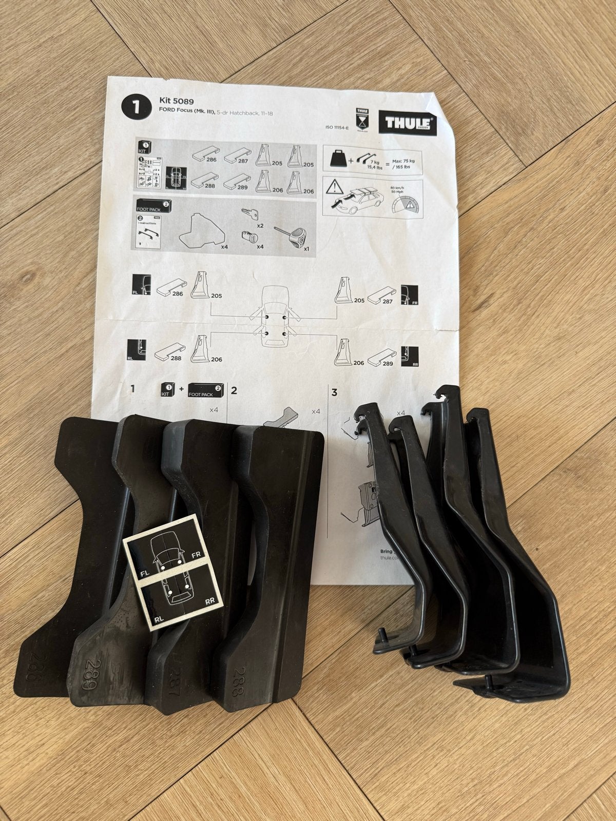 Thule Kit 5089, Ophalen of Verzenden, Gebruikt