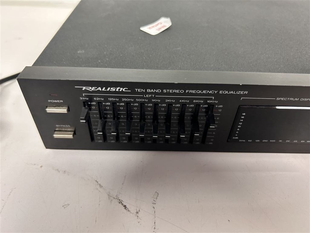 A7522. Realistic Equalizer, Ophalen of Verzenden, Gebruikt, 120 watt of meer, Overige merken