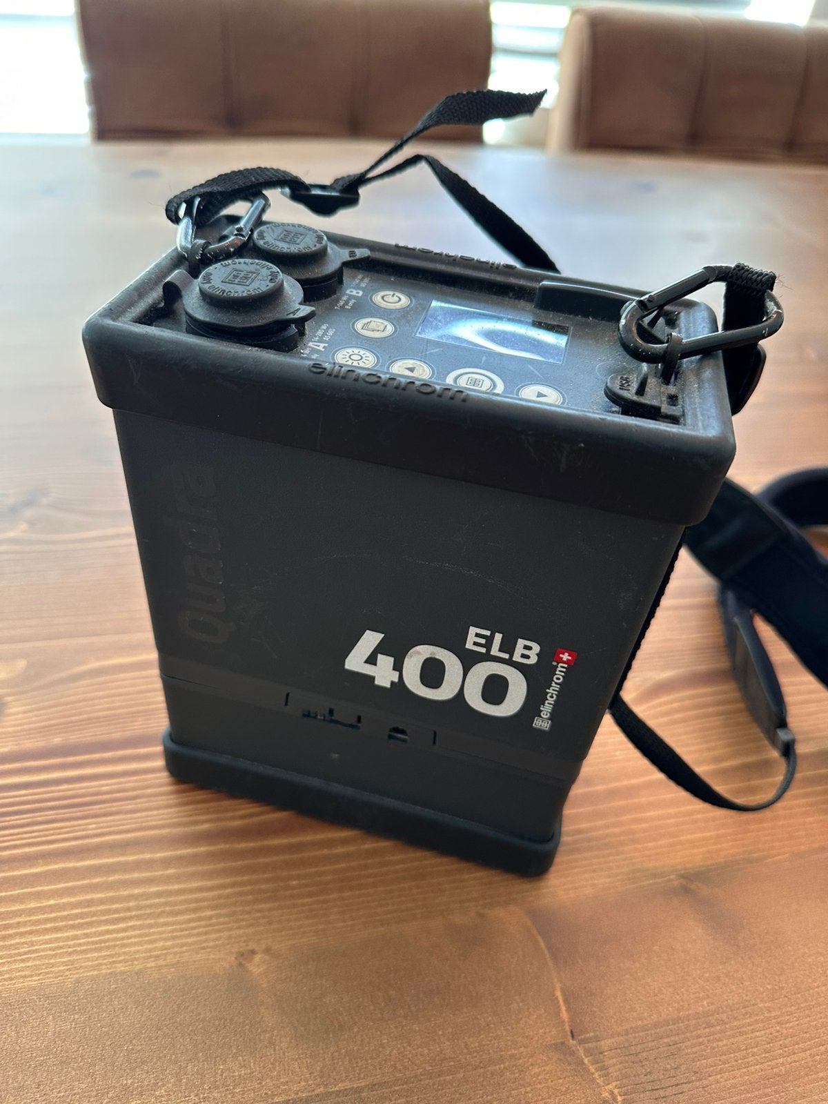 Elinchrom elb 400 set ! ( batterij heeft onderhoudt nodig, Ophalen, Gebruikt, Lamp of Flitsset