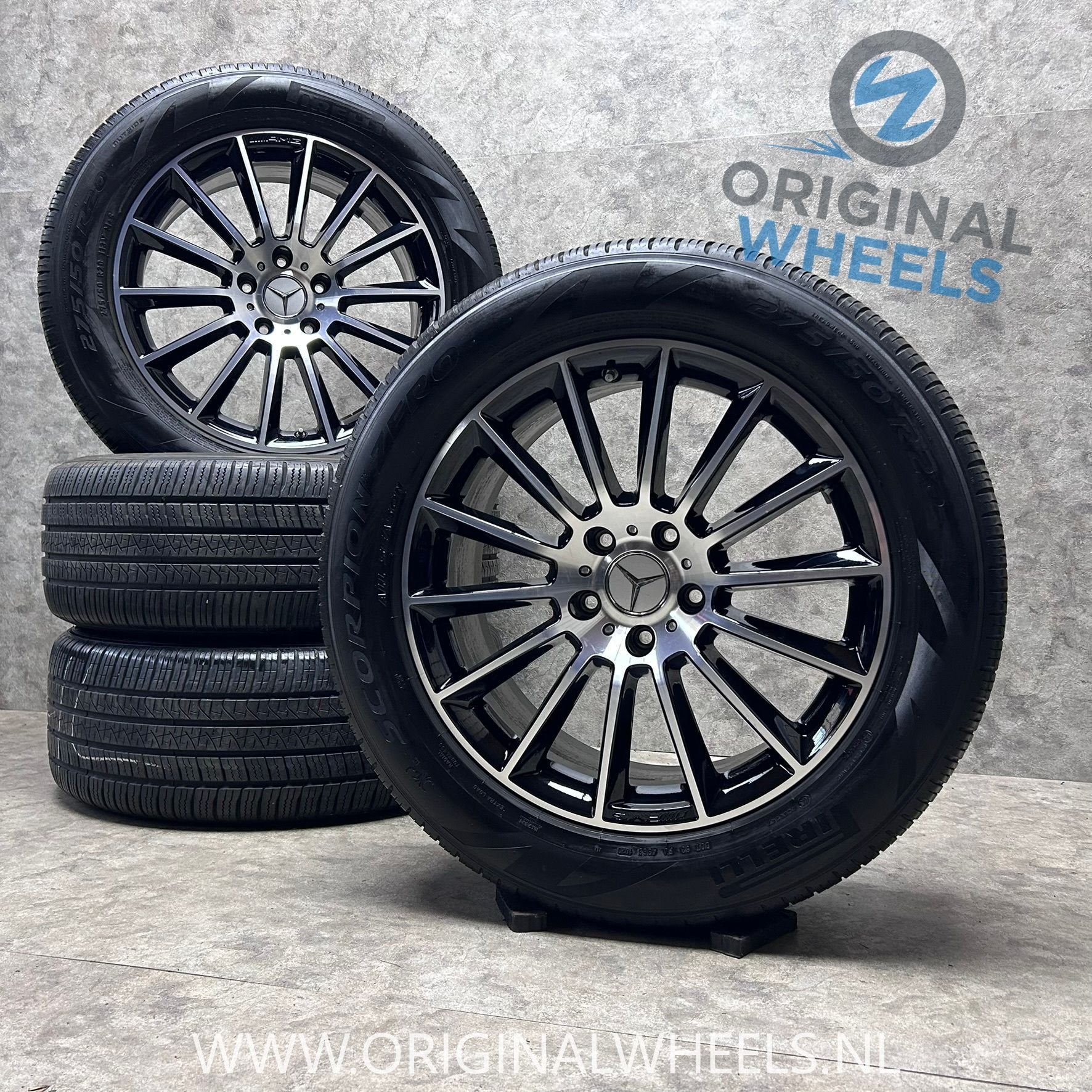 20 inch originele AMG velgen + 4 seizoenen banden MB G klass