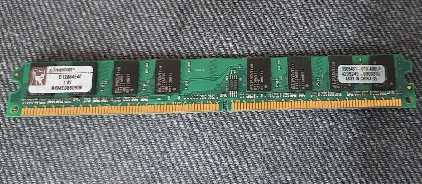 Kingston DDR2 RAM Geheugenmodule 1.8V, Computers en Software, RAM geheugen, Gebruikt, Onbekend, Server, Ophalen of Verzenden