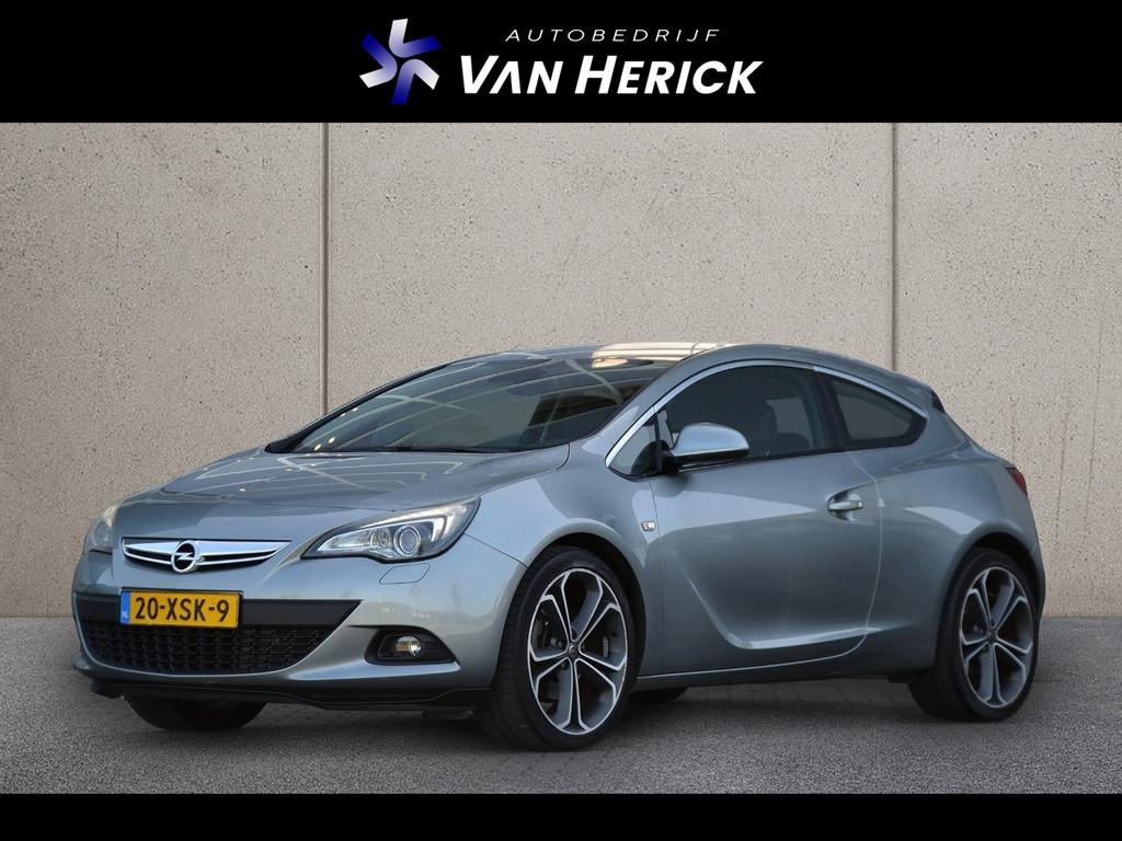Opel Astra GTC 1.6 Turbo Sport 180PK ! | Cruise | Leder | Xe, Auto's, Opel, Euro 5, Gebruikt, Zwart, 4 cilinders