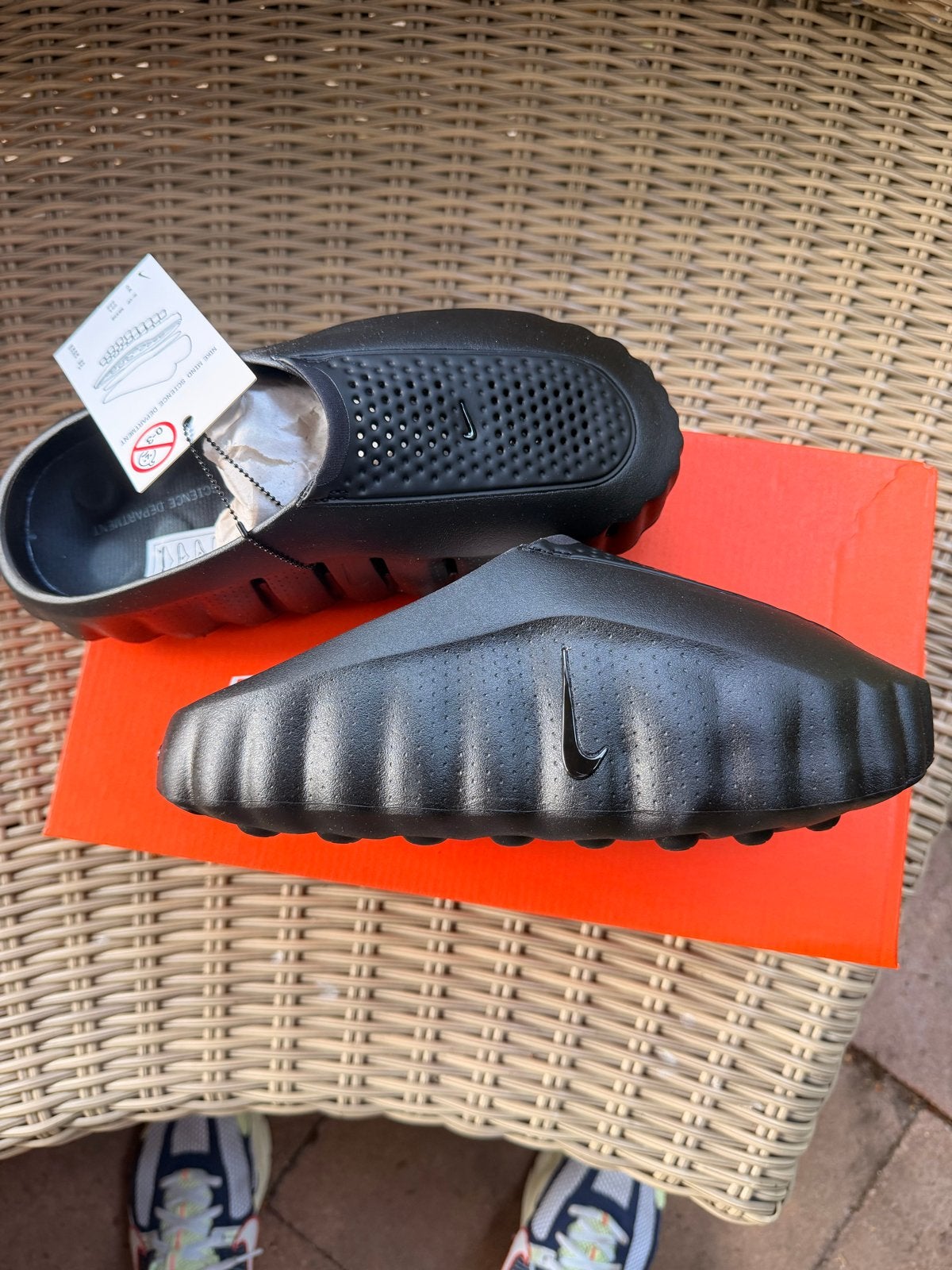 Nike Mind 001 Slippers - Zwart - Maat 41, Ophalen, Nieuw, Zwart