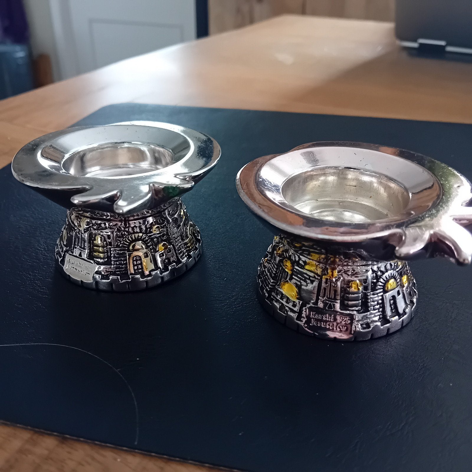 Originele Karshi zilveren 925.kandelaars (Jeruzalem), Ophalen of Verzenden, Zilver