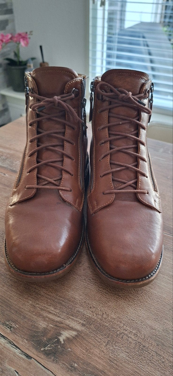 Orthopedische heren schoenen van het merk Looxz. Maat 41, kl, Kleding | Heren, Schoenen, Ophalen of Verzenden, Gedragen, Bruin