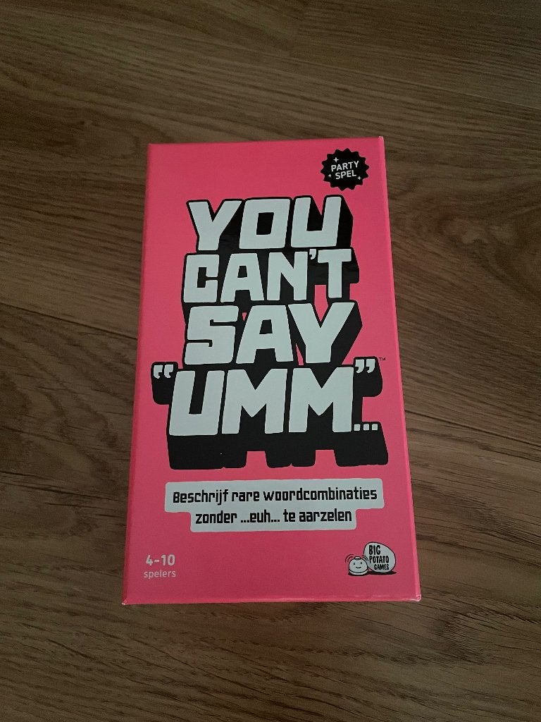You cant say ummm bordspel, Ophalen of Verzenden, Nieuw