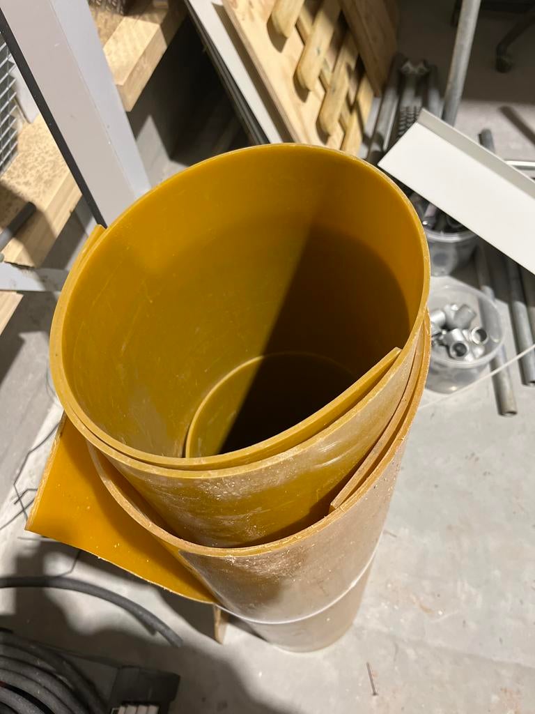 Polyurethaan rubberplaat - Duurzaam en slijtvast, Ophalen, Gebruikt, Overige materialen, Minder dan 20 mm