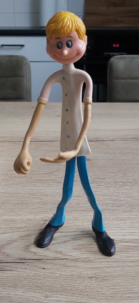 Vintage NF HONG KONG Buigpoppetje Jaren 70 - Arts/Dokter., Ophalen of Verzenden, Gebruikt