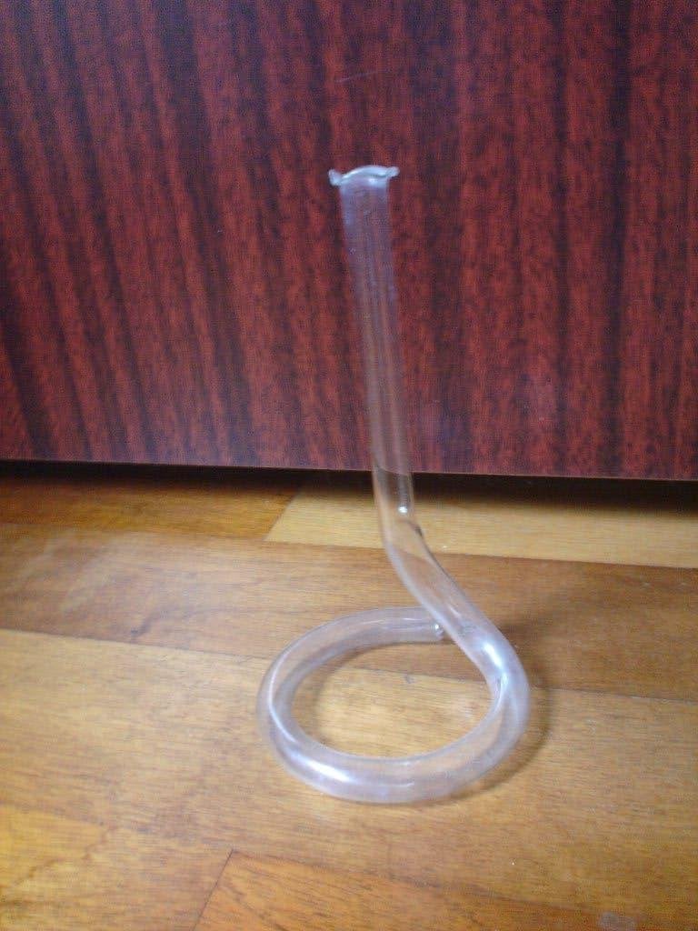 Vaas glas - gekruld -n 47, Ophalen of Verzenden, Gebruikt, Glas