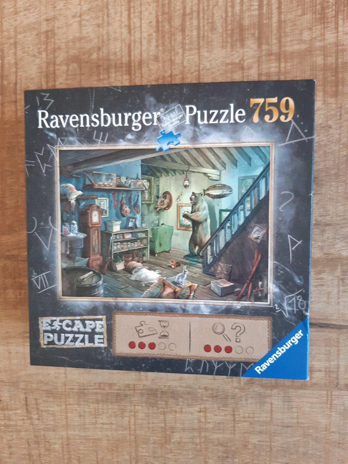 Escape Puzzel 759 stukjes van Ravensburger, Ophalen of Verzenden, 500 t/m 1500 stukjes, Zo goed als nieuw