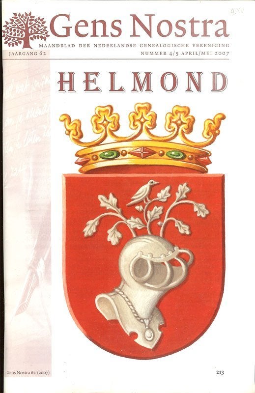 HELMOND Gens Nostra pag. 213 - 304 2007 Goede staat,, Ophalen of Verzenden, Gelezen