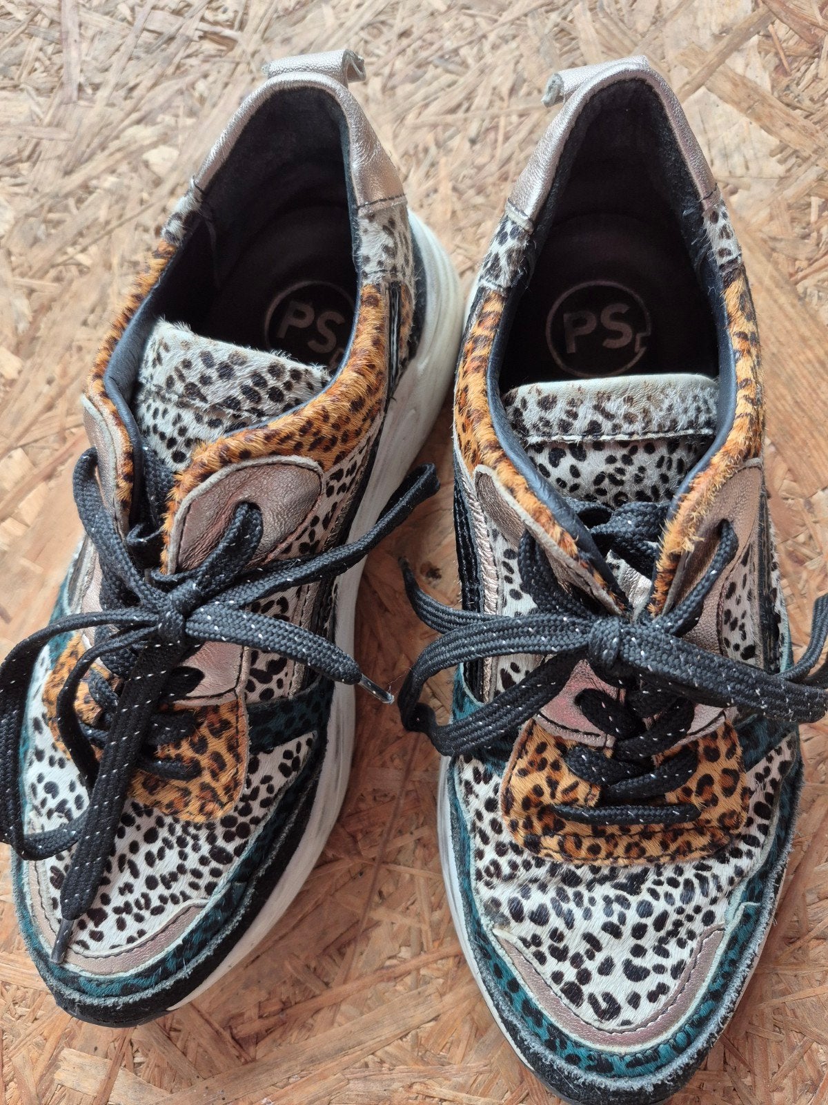 PS Poelman sneakers met dierenprint - Maat 37, Overige kleuren, Ophalen of Verzenden, Sneakers of Gympen, PS Poelman
