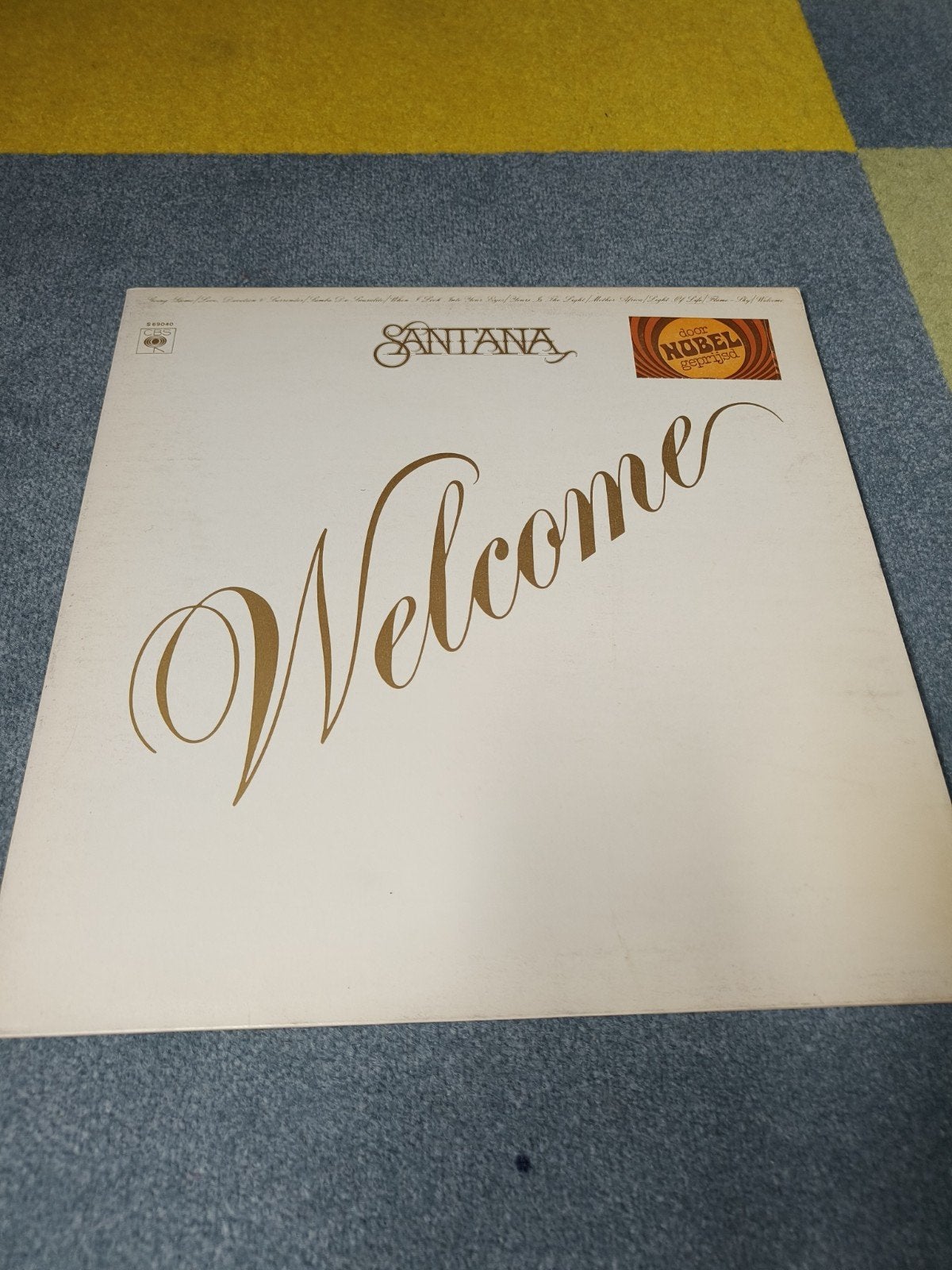 Santana - Welcome LP (1973) - Pop/Rock Vinyl, LP, Rock, Gebruikt, Ophalen of Verzenden