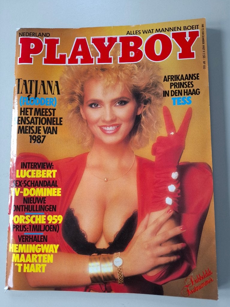 Playboy 1987 december, Ophalen of Verzenden, Gelezen, Glossy