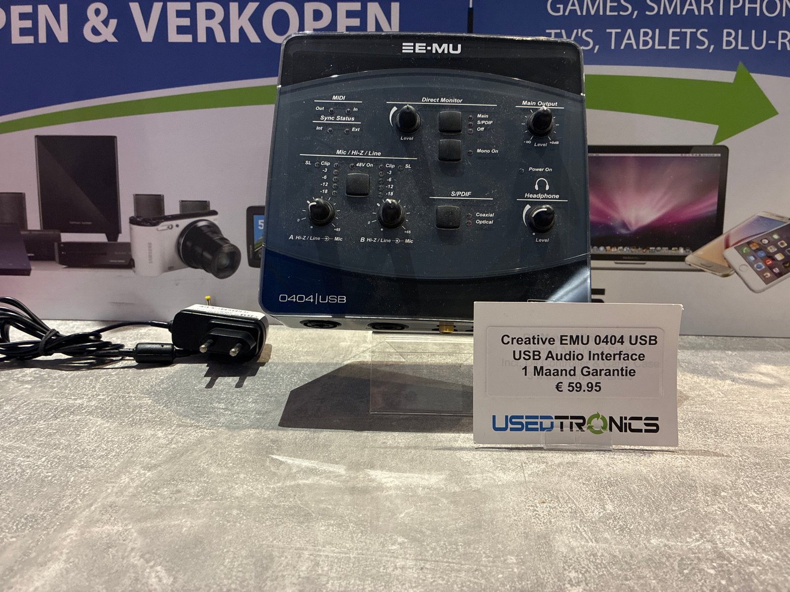Creative EMU 0404 USB Audio Interface, Ophalen of Verzenden, Zo goed als nieuw