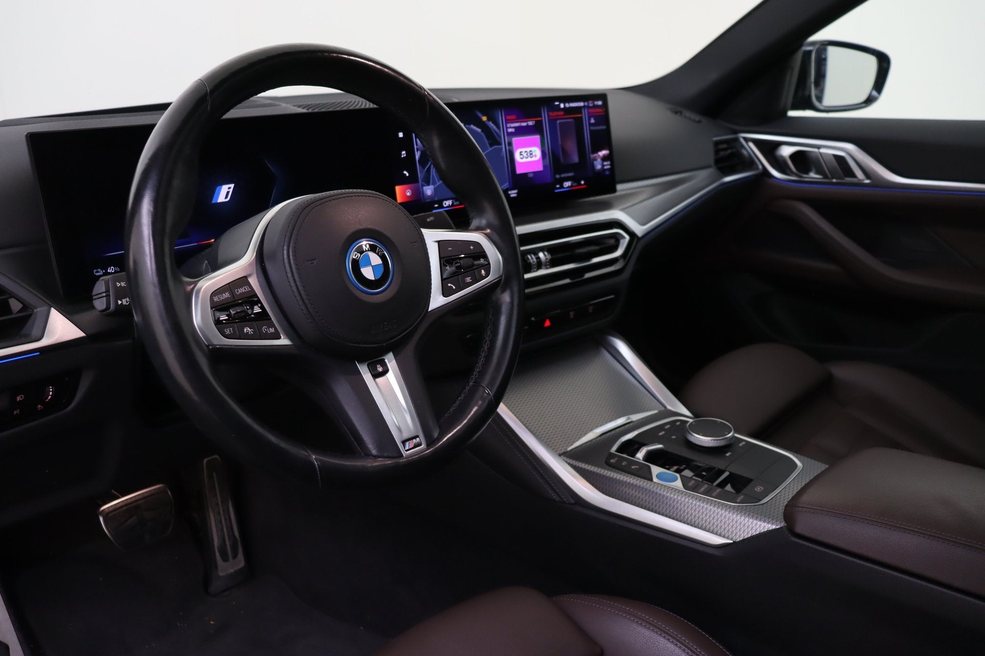 BMW i4 eDrive40 High Executive M Sport / Schuif-kanteldak /, Auto's, Dealer onderhouden, Achterwielaandrijving, Gebruikt, Met garantie (alle)