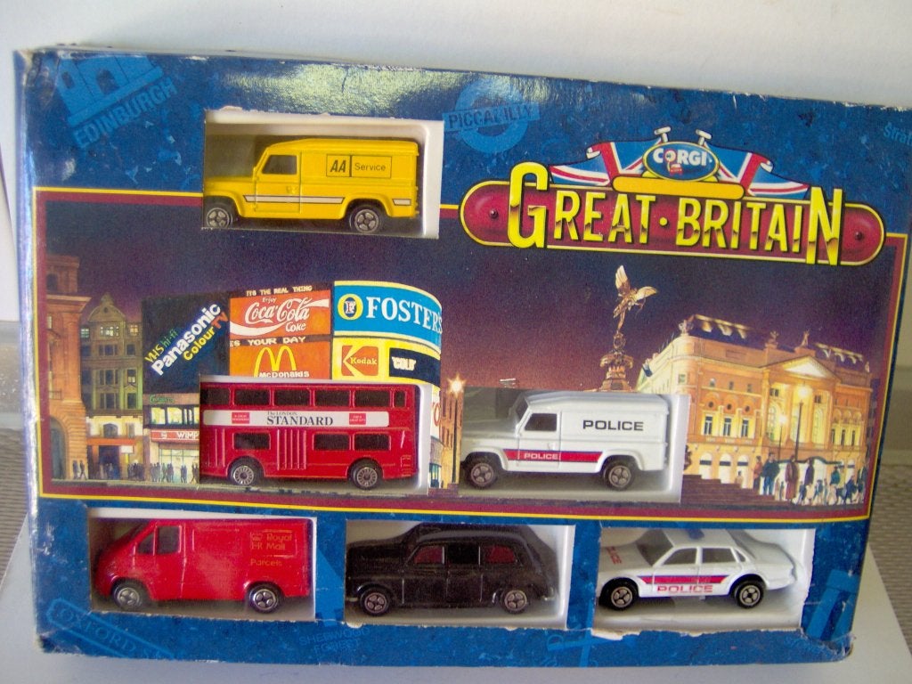 Corgi 1989 Piccadilly set AA Service Royal Mail 6x modelauto, Ophalen of Verzenden, Nieuw, Auto