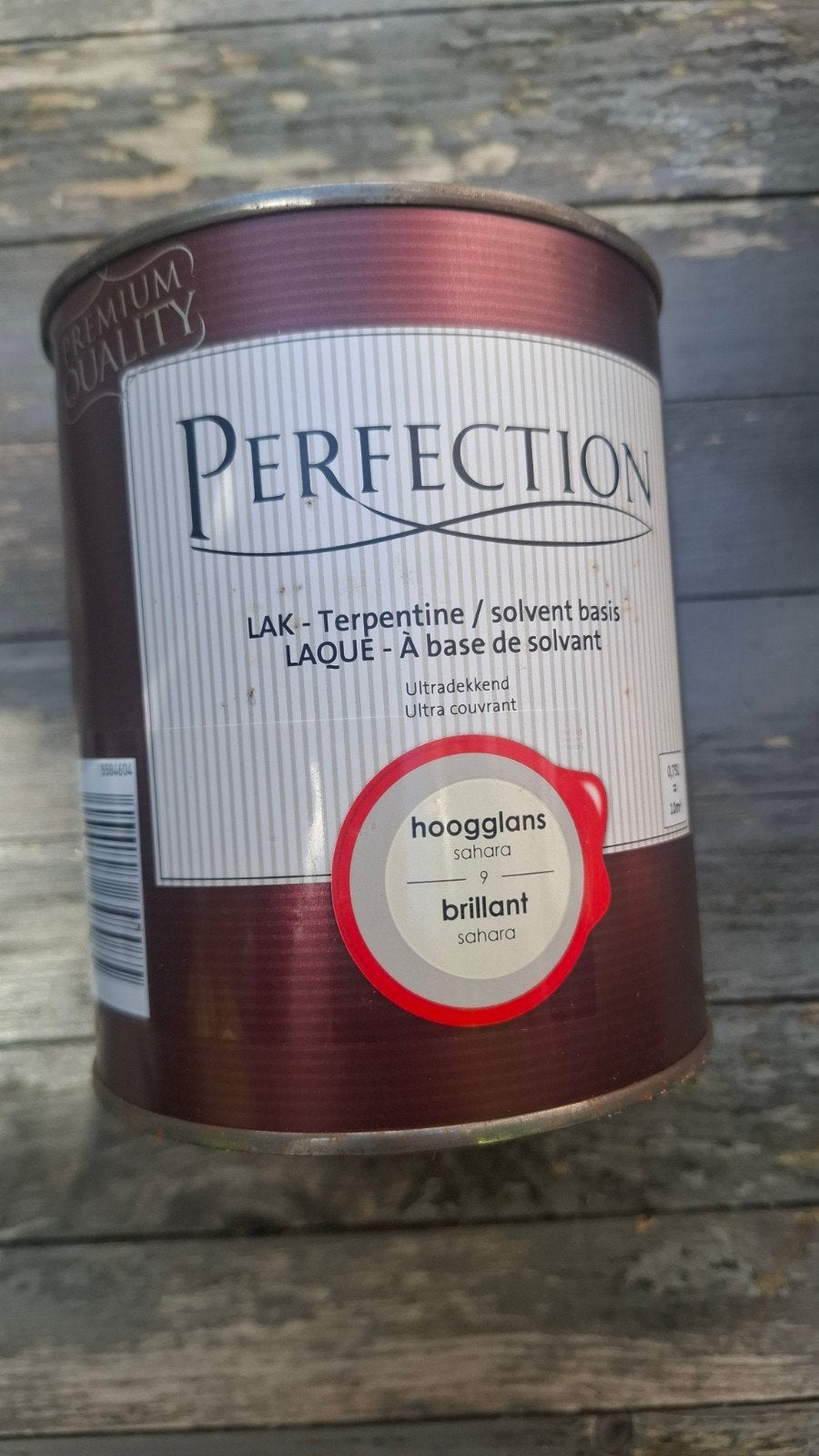 Perfection hoogglans lak Sahara 0,75L - Nieuw, Overige kleuren, Nieuw, Ophalen of Verzenden, Lak