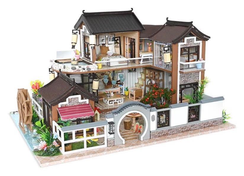DIY miniatuurhuis Crafts & Co - Japanse stijl, Ophalen of Verzenden, Nieuw, Knutselwerk