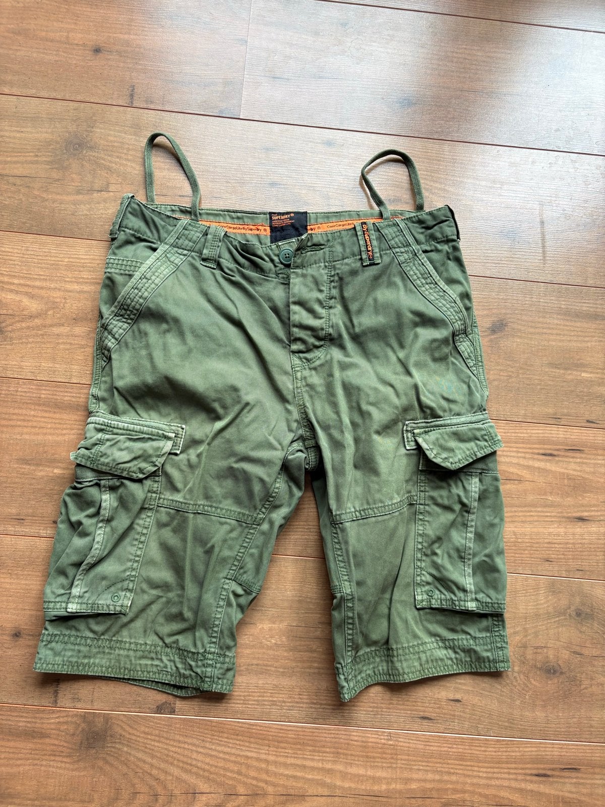 Superdry Cargo Shorts - Maat 32, Ophalen of Verzenden, Gedragen, Overige maten, Groen