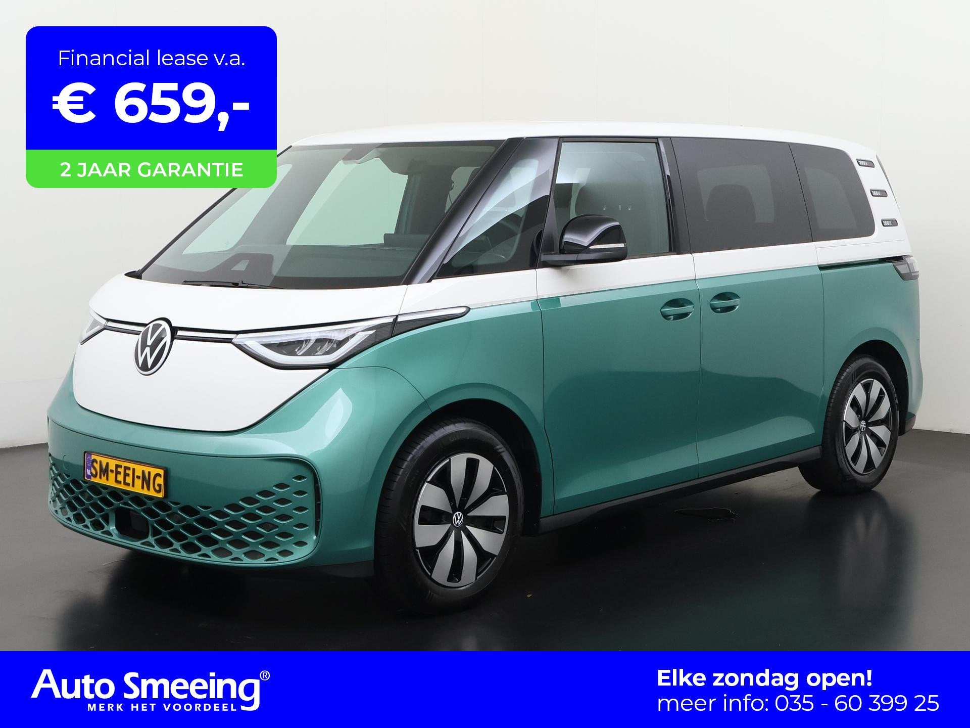 Volkswagen ID. Buzz Pro 86 kWh Two-Tone | SOH 95% | Zondag O, 12 maanden, Gebruikt, Lane Keeping Assist, Geïmporteerd