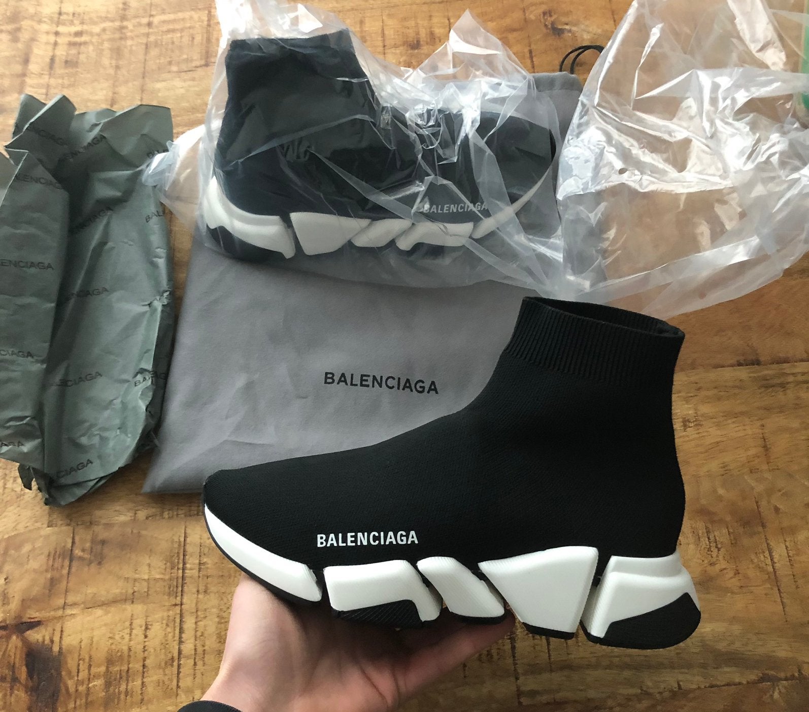 Balenciaga speedrunners zwart wit speedrunner sok, Kleding | Heren, Schoenen, Ophalen of Verzenden, Zo goed als nieuw