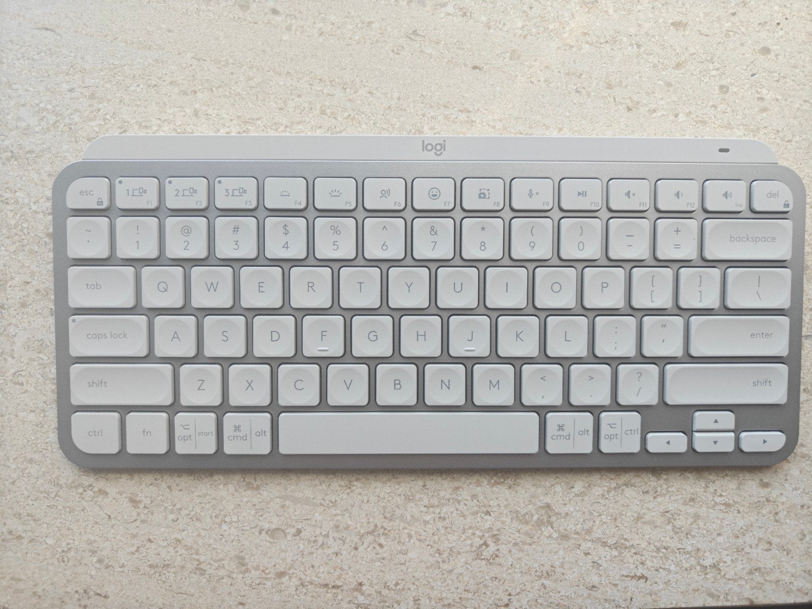 Logitech MX keys Mini witte draadloze toetsenbord, Computers en Software, Toetsenborden, Ophalen of Verzenden, Zo goed als nieuw