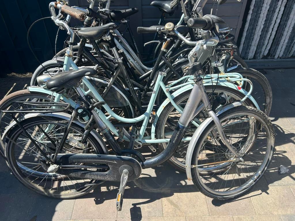 8 opknap fietsen, 53 tot 56 cm, Versnellingen, Ophalen of Verzenden, Zo goed als nieuw
