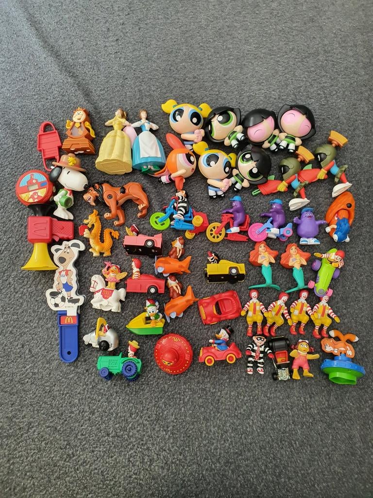 Set McDonald's Happy Meal Speelgoed Vintage Retro 80s, 90s, Ophalen of Verzenden, Gebruikt, Jongen of Meisje
