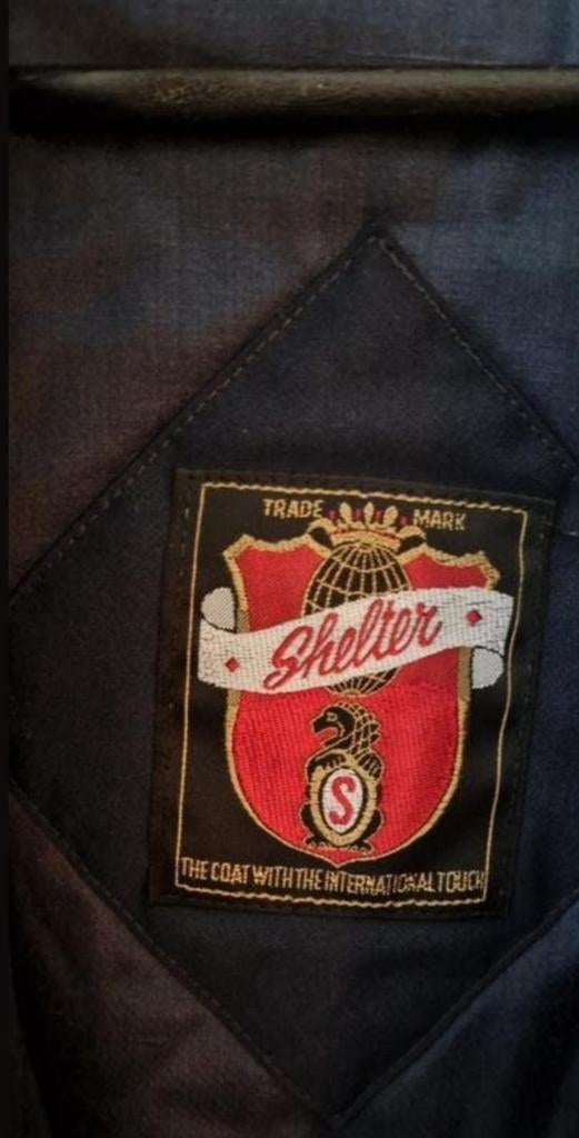 Shelter herenjas mt 50, Kleding | Heren, Jassen | Winter, Ophalen of Verzenden, Maat 48/50 (M), Blauw