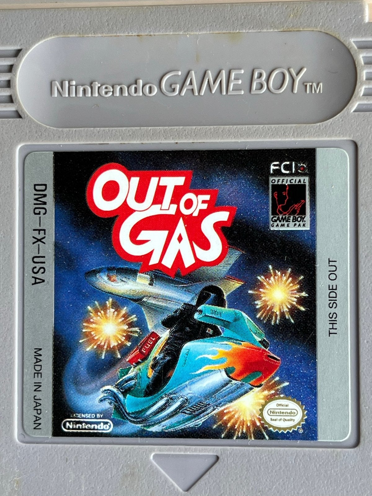 Out of Gas - Game Boy (DMG-FX-USA) - Retro Racegame, Gebruikt, 1 speler, Racen en Vliegen, Ophalen of Verzenden