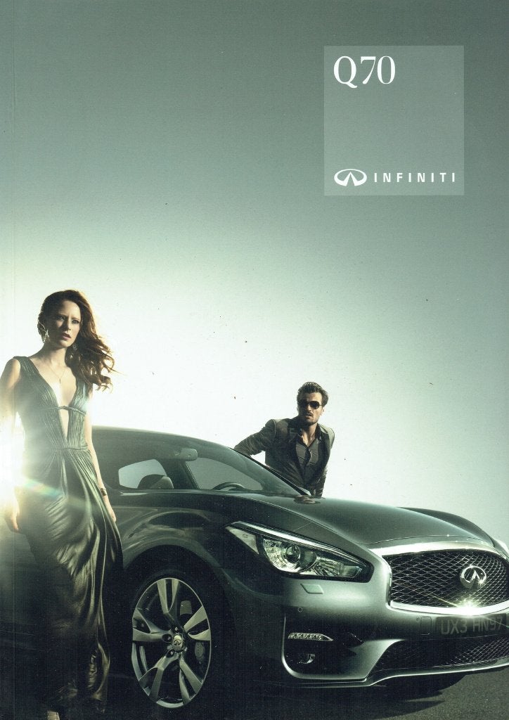 Folder Infiniti Q70 (ca.2015), Verzenden, Gelezen, Overige merken