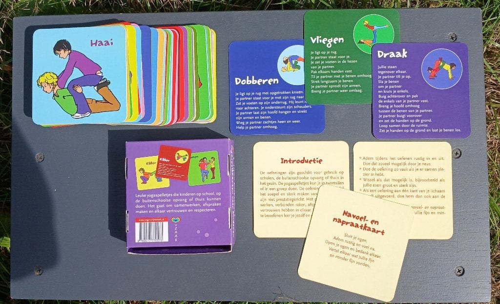 Foto 10 van Grote set kinder(yoga & coaching)-kaarten: 8 complete sets